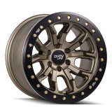 Dirty Life 9303 DT-1 17x9 / 8x170 BP / -12mm Offset / 130.8mm Hub Satin Gold Wheel - Beadlock thumbnail 2