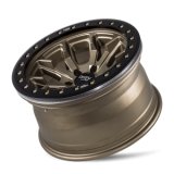 Dirty Life 9303 DT-1 17x9 / 8x170 BP / -12mm Offset / 130.8mm Hub Satin Gold Wheel - Beadlock thumbnail 3