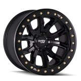 Dirty Life 9303 DT-1 17x9 / 5x127 BP / -38mm Offset / 78.1mm Hub Matte Black Wheel - Beadlock thumbnail 2