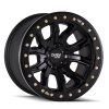 Dirty Life 9303 DT-1 17x9 / 5x127 BP / -38mm Offset / 78.1mm Hub Matte Black Wheel - Beadlock thumbnail 3