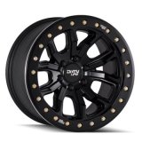 Dirty Life 9303 DT-1 17x9 / 5x127 BP / -38mm Offset / 78.1mm Hub Matte Black Wheel - Beadlock thumbnail 4