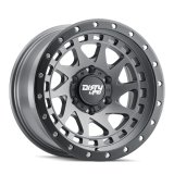 Dirty Life 9311 Enigma Pro 17x9/5x127 BP/-12mm Offset/71.5mm Hub Satin Graphite Wheel - Beadlock thumbnail 4