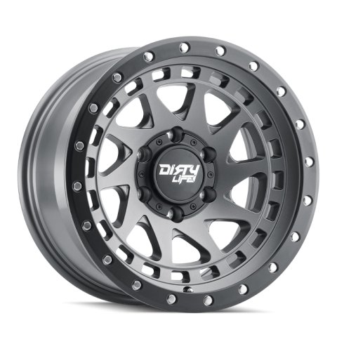 Dirty Life 9311 Enigma Pro 17x9/5x127 BP/-38mm Offset/71.5mm Hub Satin Graphite Wheel - Beadlock thumbnail 2