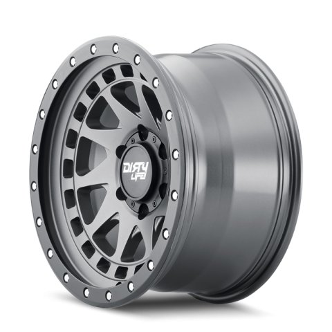 Dirty Life 9311 Enigma Pro 17x9/5x127 BP/-38mm Offset/71.5mm Hub Satin Graphite Wheel - Beadlock thumbnail 3