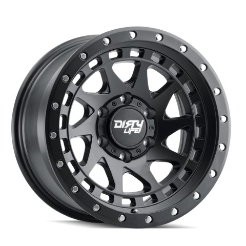 Dirty Life 9311 Enigma Pro 17x9/5x127 BP/-38mm Offset/71.5mm Hub Matte Black Wheel - Beadlock thumbnail 4