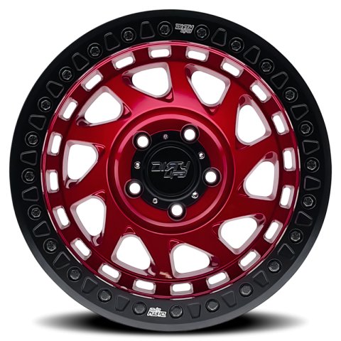 Dirty Life 9313 Enigma Race 17x9 / 6x139.7 BP / -12mm Offset / 106mm Hub Crimson Candy Red Wheel thumbnail 3
