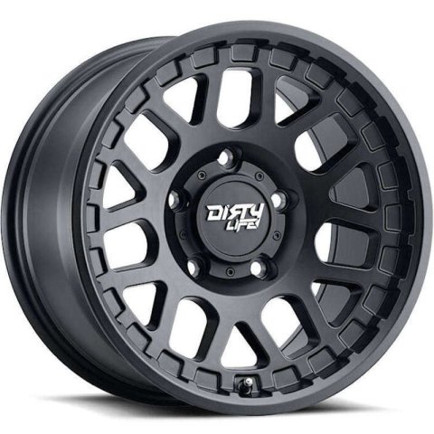 Dirty Life 9306 Mesa 17x9 / 6x139.7 BP / -12mm Offset / 106mm Hub Matte Black Wheel thumbnail 5