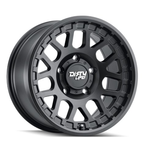 Dirty Life 9306 Mesa 17x9 / 5x127 BP / -12mm Offset / 78.1mm Hub Matte Black Wheel thumbnail 1