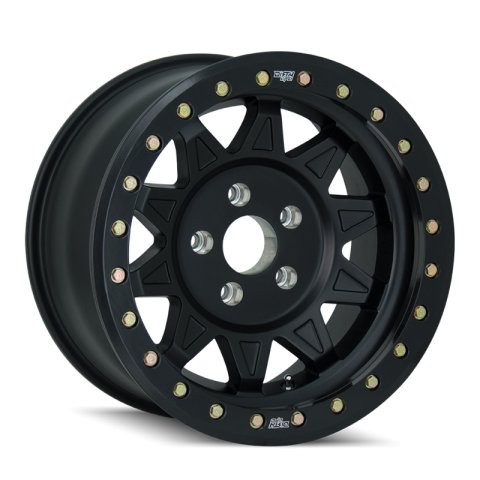 Dirty Life 9302 Roadkill Race 17x9/8x165.1 BP/-14mm Offset/130.8mm Hub Matte Black Wheel - Beadlock thumbnail 1