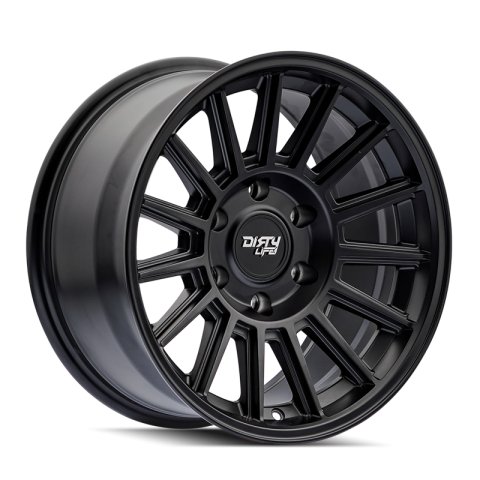 Dirty Life Journey 9316 17x8.5 / 5x127 BP / 0mm Offset / 78.1mm Hub Matte Black Wheel thumbnail 1