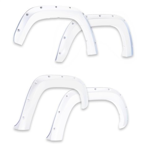 EGR Bolt-On Look Color Match Fender Flares 791574-GAZ Flares, Bolt On Look, ABS Plastic, Summit White, 2.00 in. Wide, Chevy, Silverado, Front and Rear, Set of 4 thumbnail 3