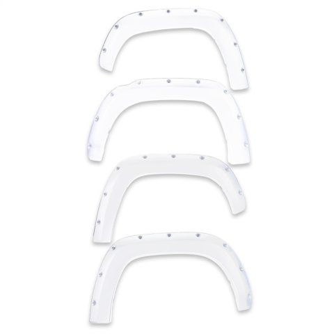 EGR Bolt-On Look Color Match Fender Flares 791574-GAZ Flares, Bolt On Look, ABS Plastic, Summit White, 2.00 in. Wide, Chevy, Silverado, Front and Rear, Set of 4 thumbnail 4