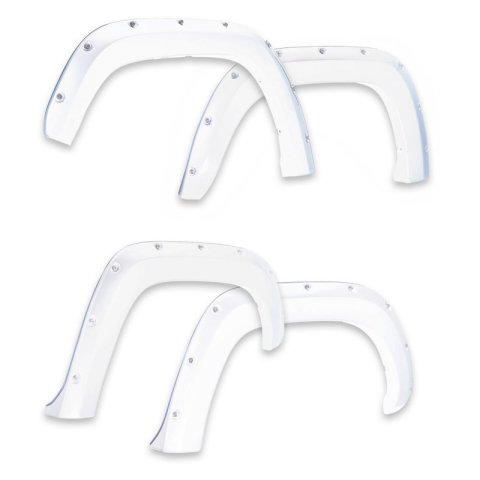 EGR Bolt-On Look Color Match Fender Flares 791574-GAZ Flares, Bolt On Look, ABS Plastic, Summit White, 2.00 in. Wide, Chevy, Silverado, Front and Rear, Set of 4 thumbnail 5
