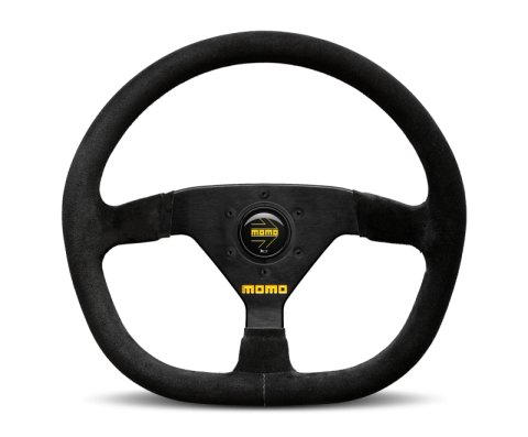 Momo MOD88 Steering Wheel 320 mm - Black Suede/Black Spokes thumbnail 3