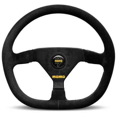 Momo MOD88 Steering Wheel 320 mm - Black Suede/Black Spokes thumbnail 4