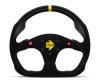 Momo MOD69 Steering Wheel 350 mm - Black Suede/Black Spokes thumbnail 2