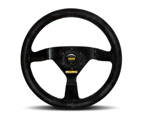 Momo MOD78 Steering Wheel 350 mm - Black Leather/Black Spokes thumbnail 4