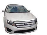 AVS 10-12 Ford Fusion Aeroskin Low Profile Hood Shield - Chrome thumbnail 2