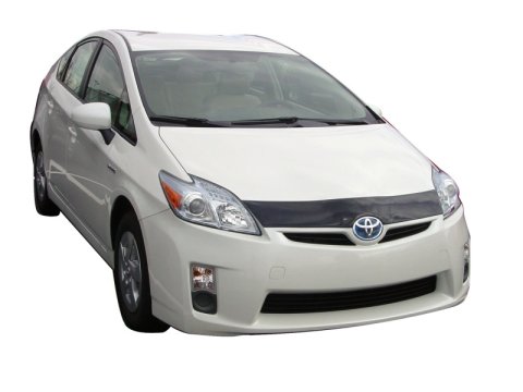 AVS 10-11 Toyota Prius (Excl. V Model) Aeroskin Low Profile Acrylic Hood Shield - Smoke thumbnail 1