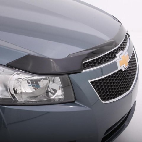 AVS 10-11 Toyota Prius (Excl. V Model) Aeroskin Low Profile Acrylic Hood Shield - Smoke thumbnail 5