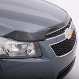AVS 15-18 Ford Focus (Grille Fascia Mount) Aeroskin Low Profile Acrylic Hood Shield - Smoke thumbnail 1