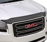 AVS 15-18 Ford Focus (Grille Fascia Mount) Aeroskin Low Profile Acrylic Hood Shield - Smoke thumbnail 2