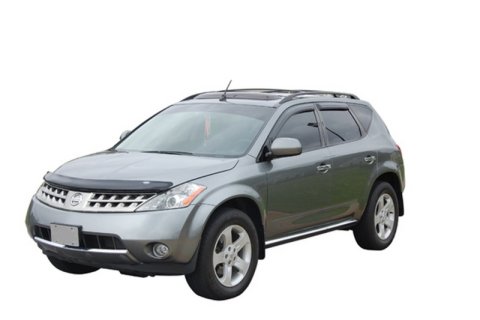 AVS 03-07 Nissan Murano High Profile Bugflector II Hood Shield - Smoke thumbnail 1