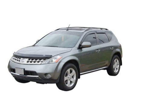 AVS 03-07 Nissan Murano High Profile Bugflector II Hood Shield - Smoke thumbnail 2