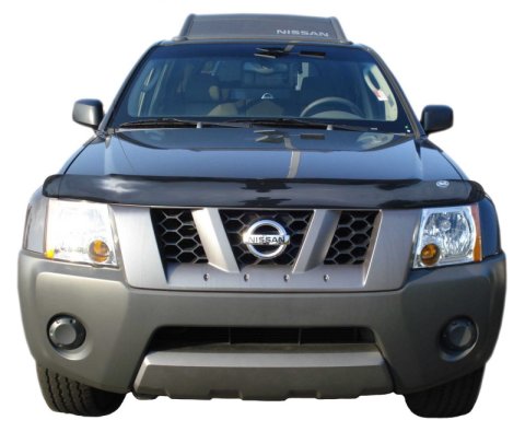 AVS 05-16 Nissan Xterra High Profile Bugflector II Hood Shield - Smoke thumbnail 1