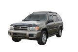 AVS 99-04 Nissan Pathfinder High Profile Bugflector II Hood Shield - Smoke thumbnail 1