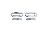 AVS 07-13 Chevy Silverado 1500 Door Handle Covers (2 Door) 4pc Set - Chrome thumbnail 1