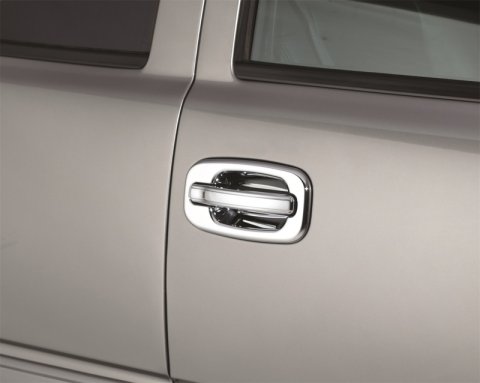 AVS 99-06 Chevy Tahoe (w/o Passenger Keyhole) Door Handle Covers (4 Door) 8pc Set - Chrome thumbnail 1