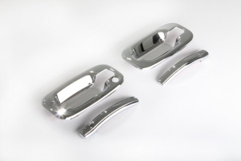 AVS 99-06 Chevy Tahoe (w/o Passenger Keyhole) Door Handle Covers (4 Door) 8pc Set - Chrome thumbnail 3