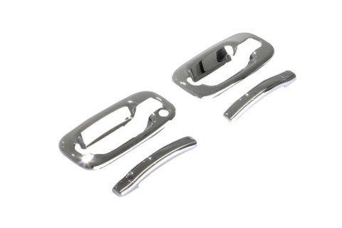 AVS 99-06 Chevy Tahoe (w/o Passenger Keyhole) Door Handle Covers (4 Door) 8pc Set - Chrome thumbnail 4