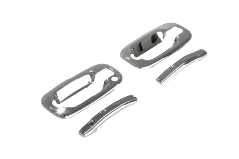 AVS 99-06 Chevy Tahoe (w/o Passenger Keyhole) Door Handle Covers (4 Door) 8pc Set - Chrome thumbnail 5