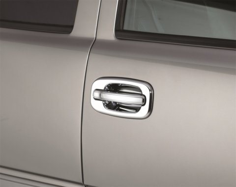 AVS 99-06 Chevy Tahoe (w/o Passenger Keyhole) Door Handle Covers (4 Door) 8pc Set - Chrome thumbnail 6