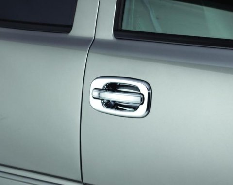 AVS 99-06 Chevy Tahoe (w/o Passenger Keyhole) Door Handle Covers (4 Door) 8pc Set - Chrome thumbnail 7