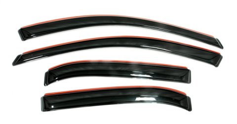 AVS 13-18 Hyundai Santa Fe (Excl. XL Model) Ventvisor Front & Rear Window Deflectors 4pc - Smoke thumbnail 5
