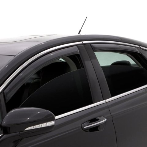 AVS 13-18 Hyundai Santa Fe (Excl. XL Model) Ventvisor Front & Rear Window Deflectors 4pc - Smoke thumbnail 9