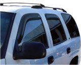AVS 02-06 Cadillac Escalade Ventvisor In-Channel Front & Rear Window Deflectors 4pc - Smoke thumbnail 3