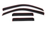 AVS 02-09 Chevy Trailblazer Ventvisor In-Channel Front & Rear Window Deflectors 4pc - Smoke thumbnail 4