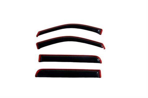 AVS 06-08 Lincoln Mark LT Ventvisor In-Channel Front & Rear Window Deflectors 4pc - Smoke thumbnail 1
