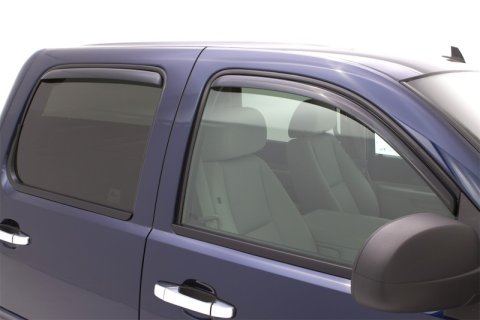 AVS 07-13 Chevy Avalanche Ventvisor In-Channel Front & Rear Window Deflectors 4pc - Smoke thumbnail 2