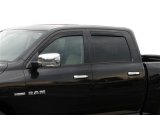 AVS 07-18 Jeep Wrangler Unlimited Ventvisor In-Channel Front & Rear Window Deflectors 4pc - Smoke thumbnail 2