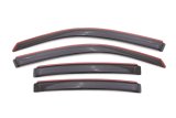 AVS 08-14 Dodge Avenger Ventvisor In-Channel Front & Rear Window Deflectors 4pc - Smoke thumbnail 3