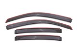 AVS 08-14 Dodge Avenger Ventvisor In-Channel Front & Rear Window Deflectors 4pc - Smoke thumbnail 6