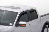 AVS 09-14 Ford F-150 Supercrew Ventvisor In-Channel Front & Rear Window Deflectors 4pc - Smoke thumbnail 1