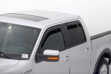 AVS 09-14 Ford F-150 Supercrew Ventvisor In-Channel Front & Rear Window Deflectors 4pc - Smoke thumbnail 2