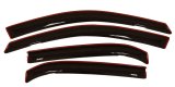 AVS 10-17 Chevy Equinox Ventvisor In-Channel Front & Rear Window Deflectors 4pc - Smoke thumbnail 4