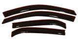 AVS 10-17 Chevy Equinox Ventvisor In-Channel Front & Rear Window Deflectors 4pc - Smoke thumbnail 5